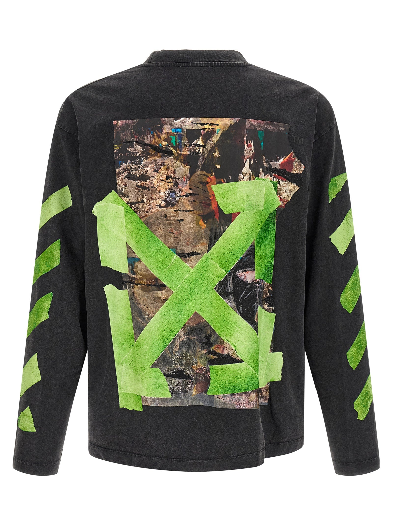 Off-White Black Cotton Men's T-Shirt