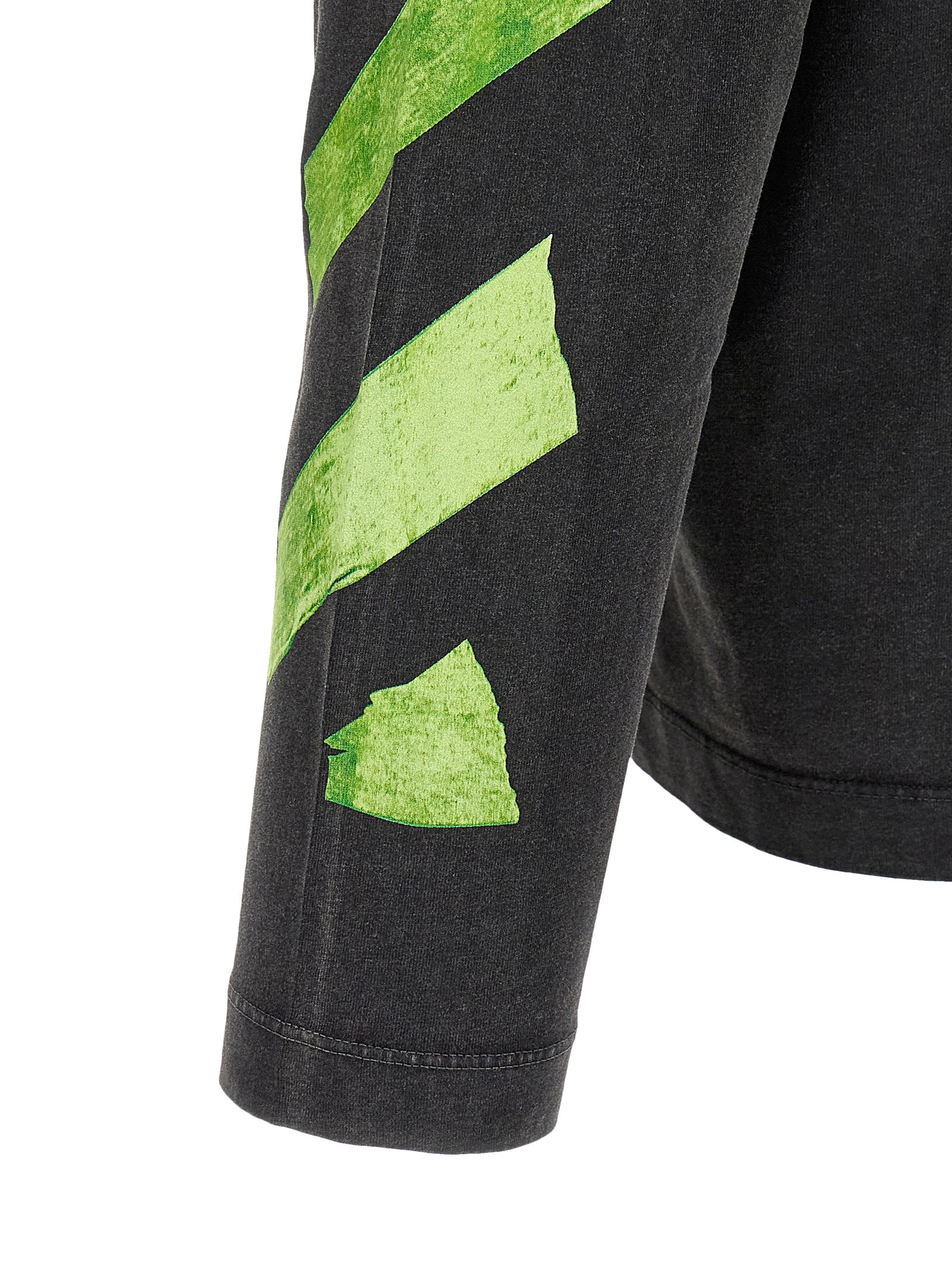 Off-White Black Cotton Men's T-Shirt