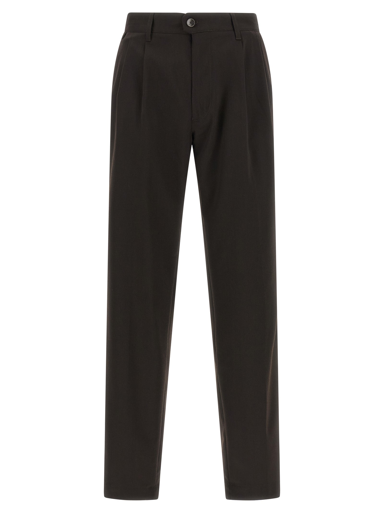 Incotex Brown Polyester Dress Men's Pants