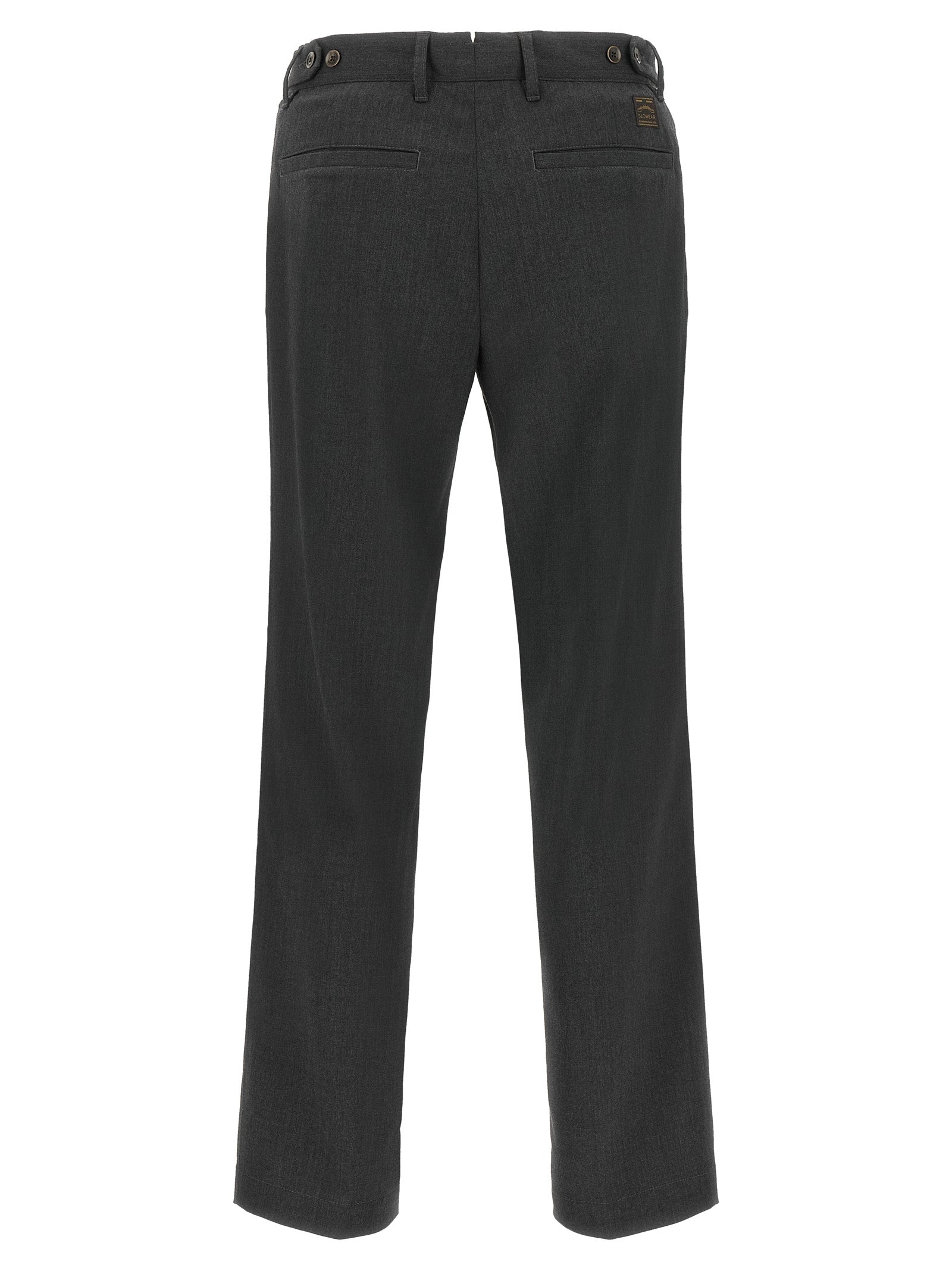 Incotex Gray Polyester Dress Men's Pants