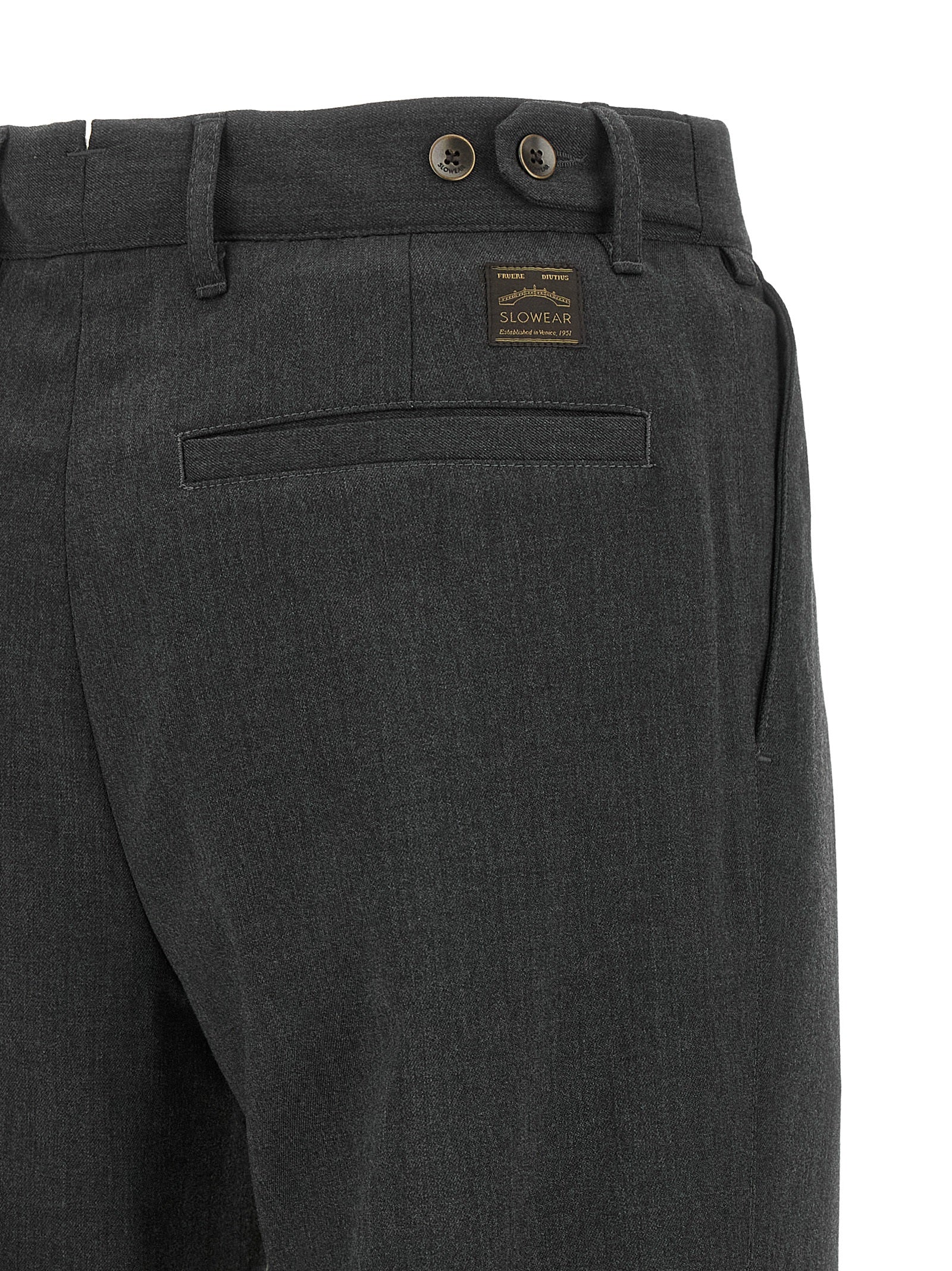 Incotex Gray Polyester Dress Men's Pants