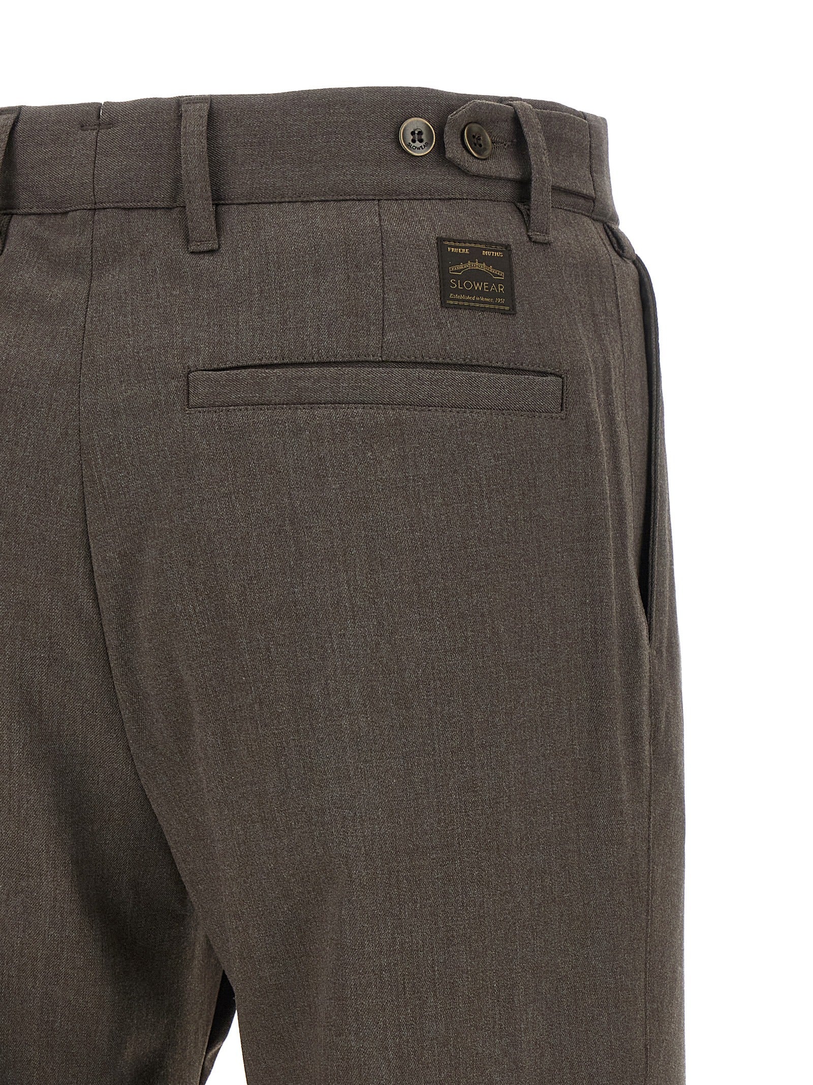 Incotex Brown Polyester Dress Men's Pants