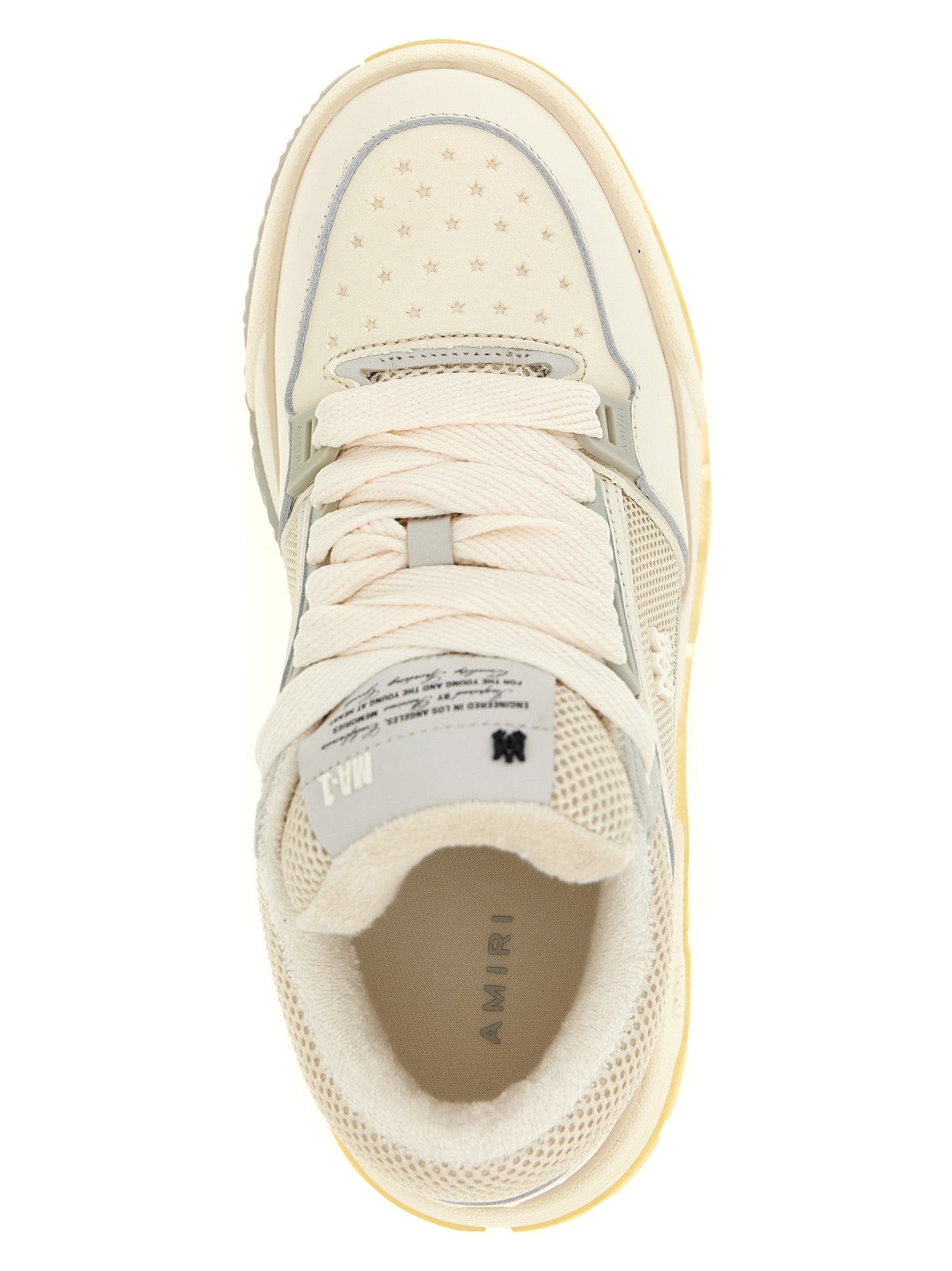 Amiri White Calfskin Chunky Women's Sneakers