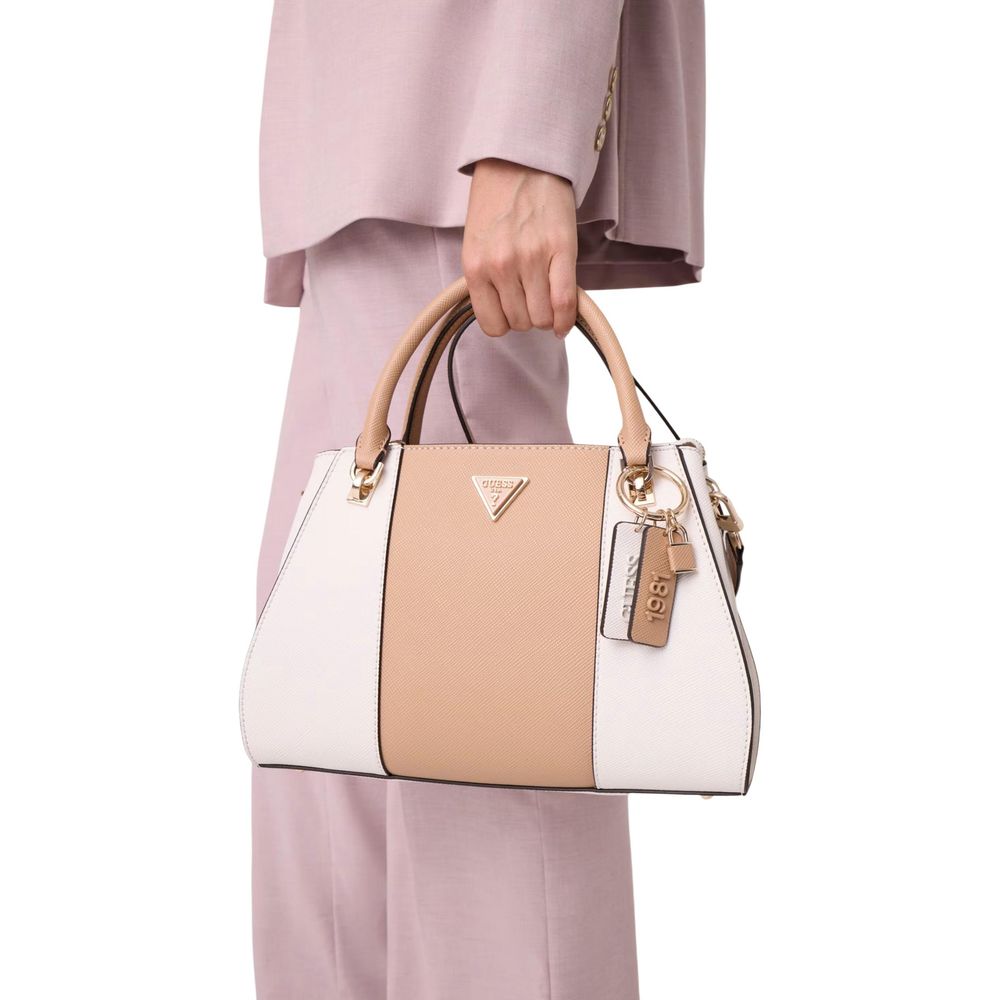 Guess Beige Polyethylene Women's Handbag