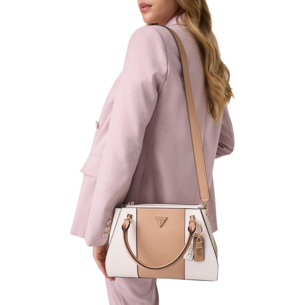 Guess Beige Polyethylene Women's Handbag