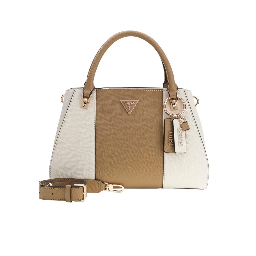 Guess Beige Polyethylene Women's Handbag