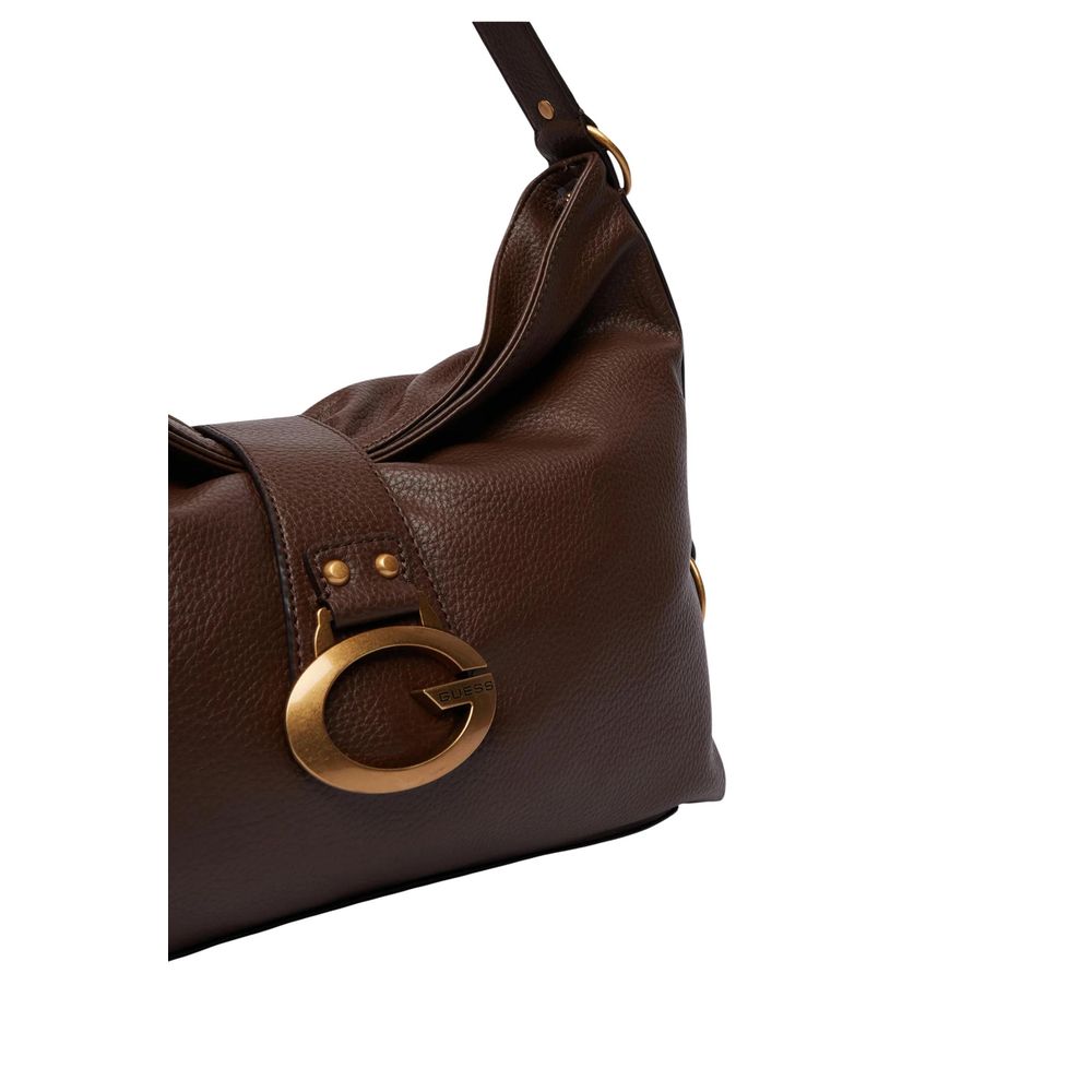 Guess Brown Polyethylene Women's Handbag