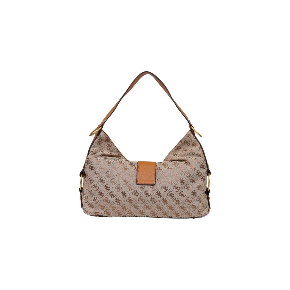 Guess Beige Polyester Women's Handbag