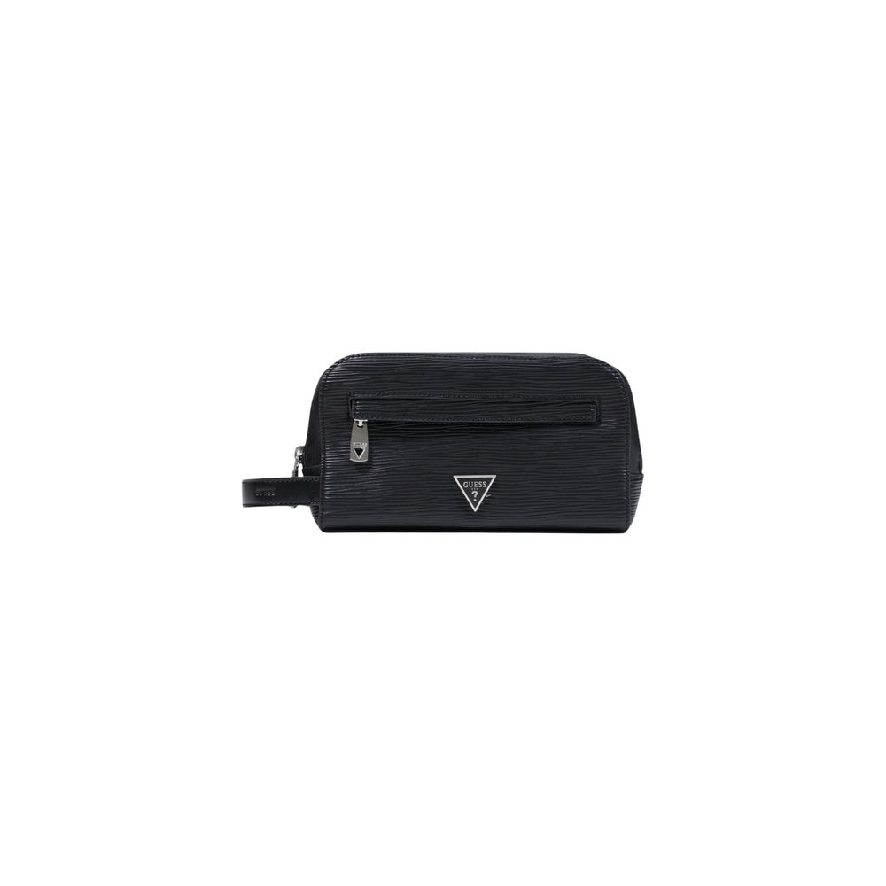 Guess Black Polyethylene Clutch Men's Bag