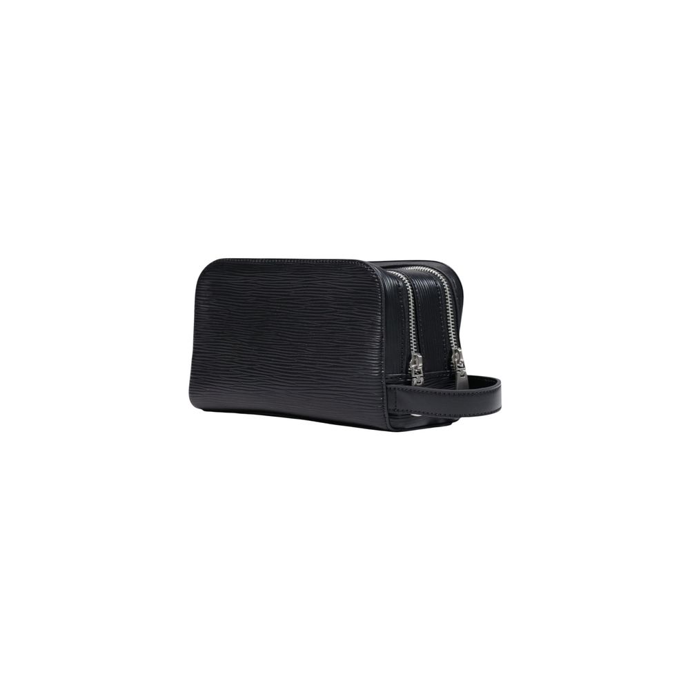Guess Black Polyethylene Clutch Men's Bag