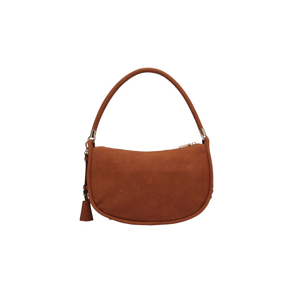 Guess Brown Suede Leather Women's Handbag