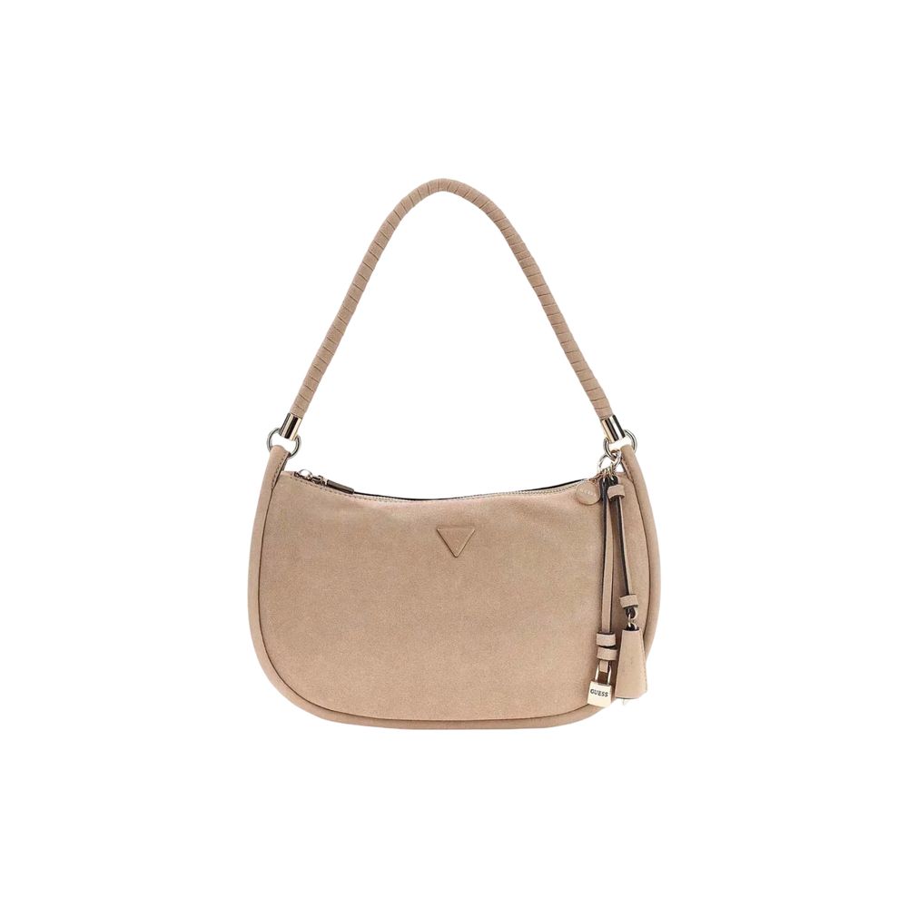 Guess Beige Suede Leather Women's Handbag