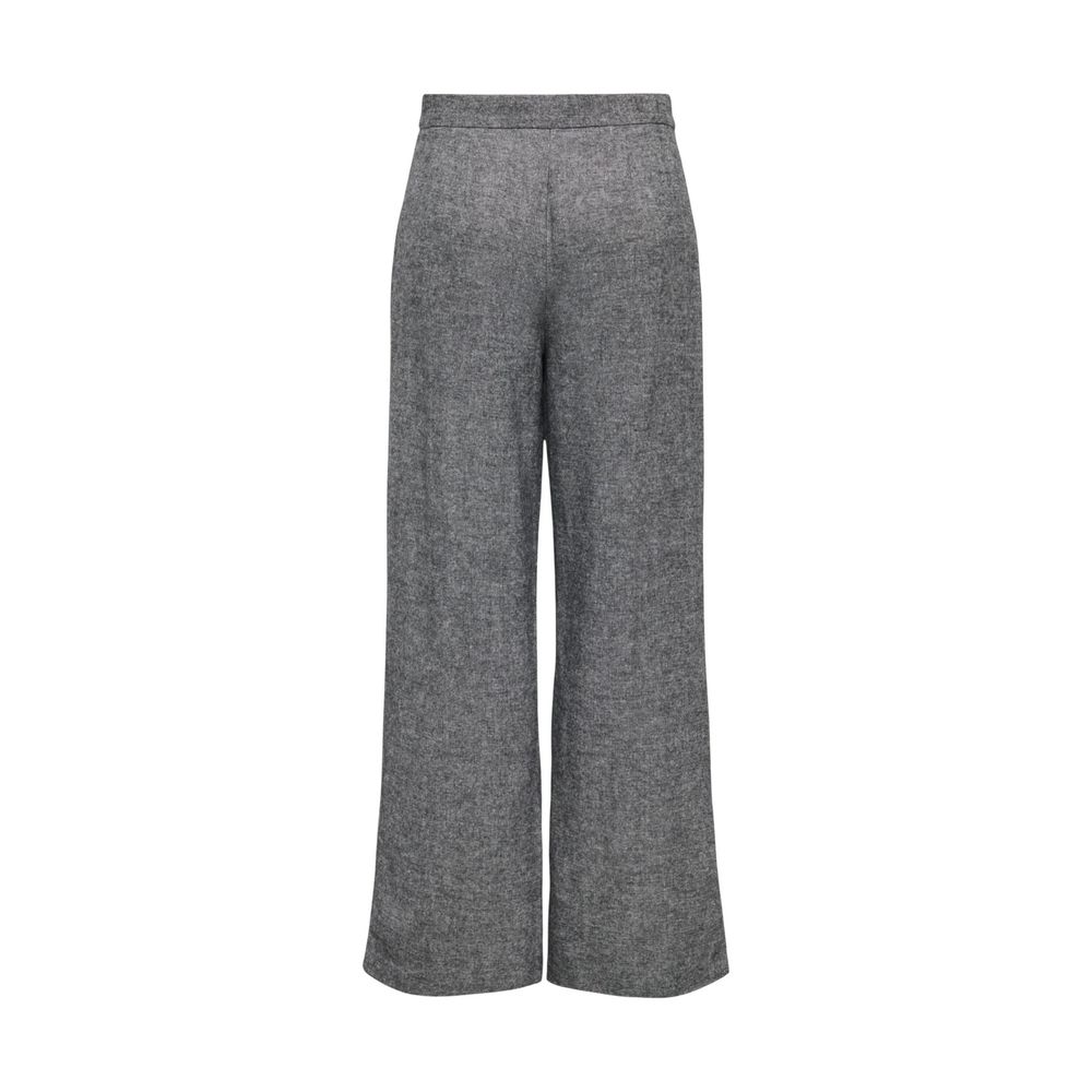 Only Gray Recycled Polyester Casual Women's Pants
