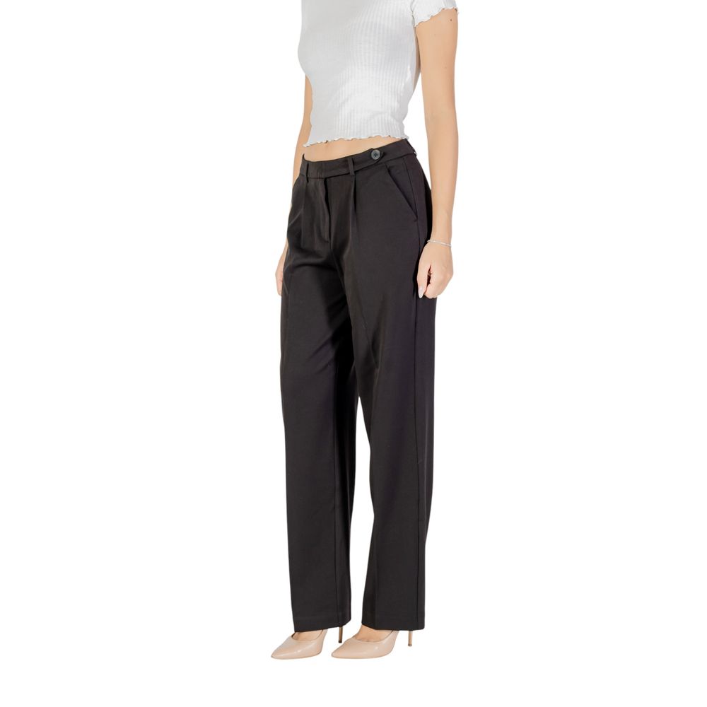 Only Black Recycled Polyester Dress Women's Pants