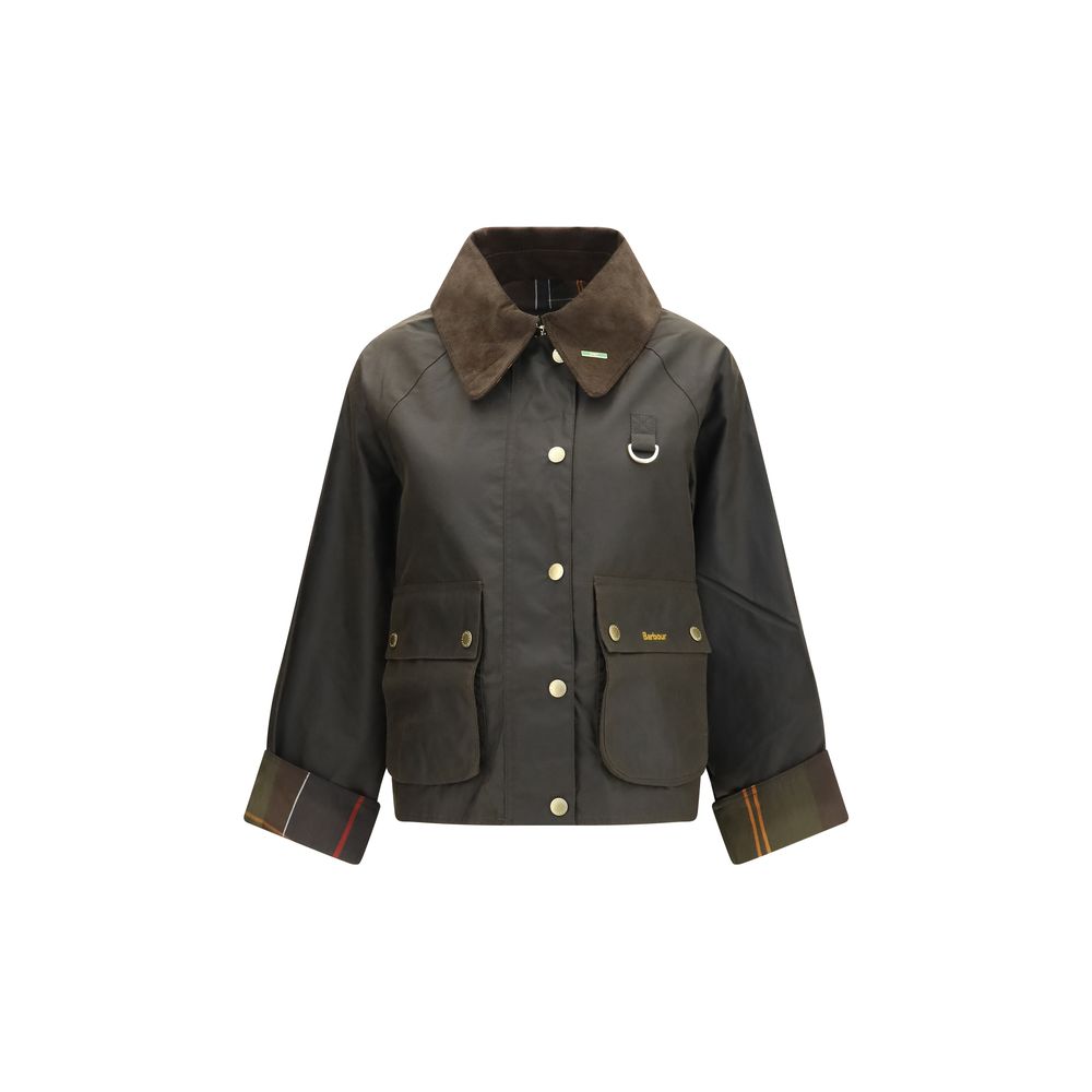 Barbour Bicolor Cotton Full-Length Women's Jacket