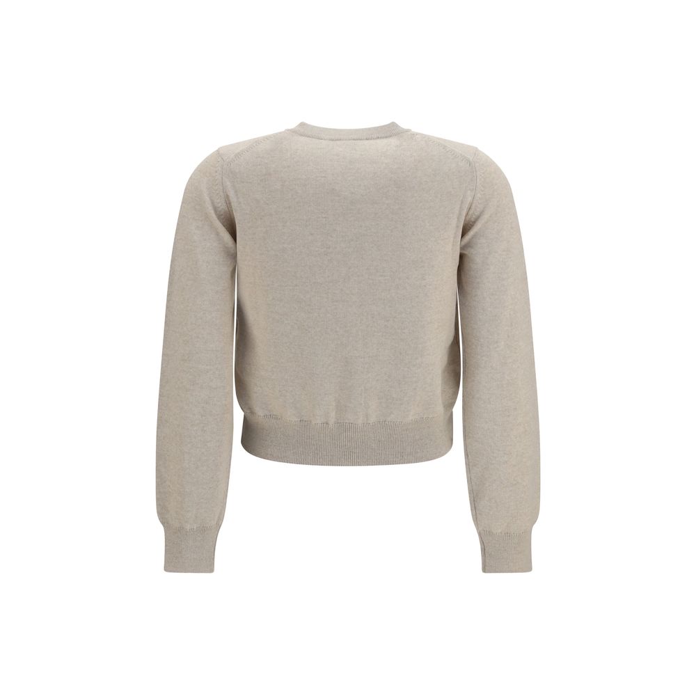 Maison Kitsuné Beige Cotton Women's Cardigan