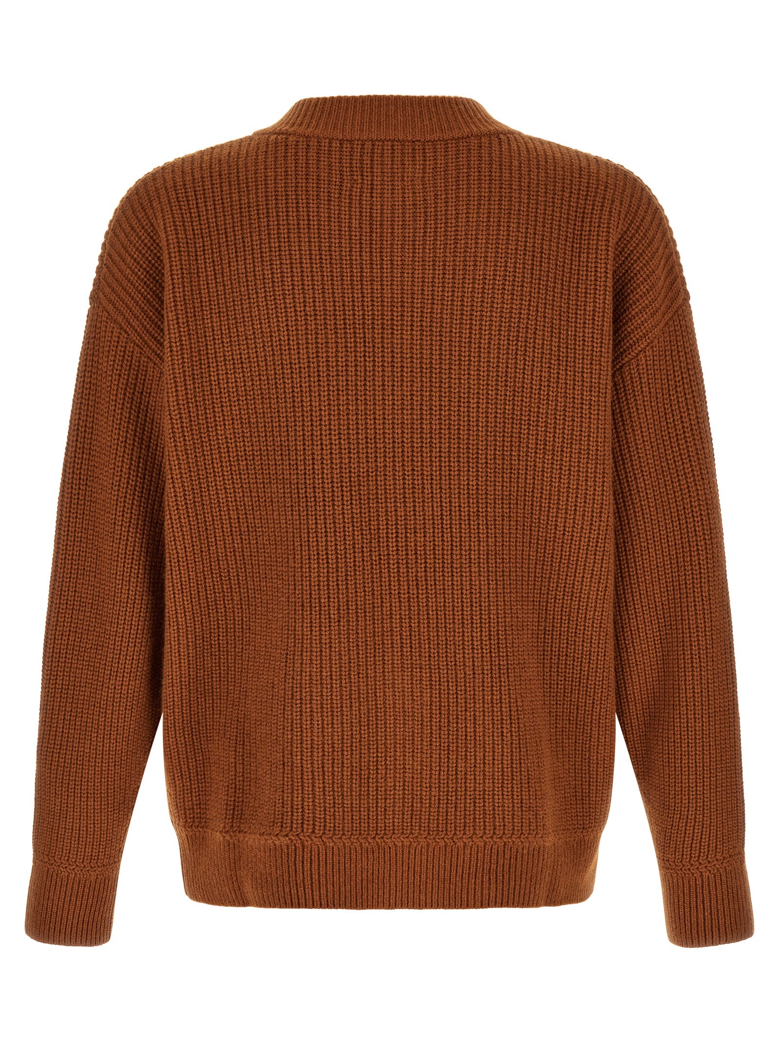 Isabel Marant Brown Merino Wool Men's Cardigan