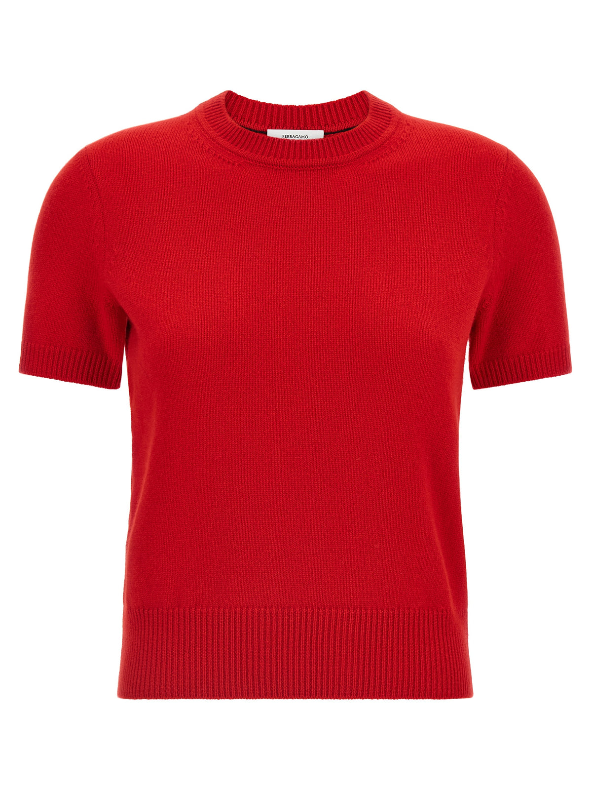 Ferragamo Red Cashmere Women's Sweater