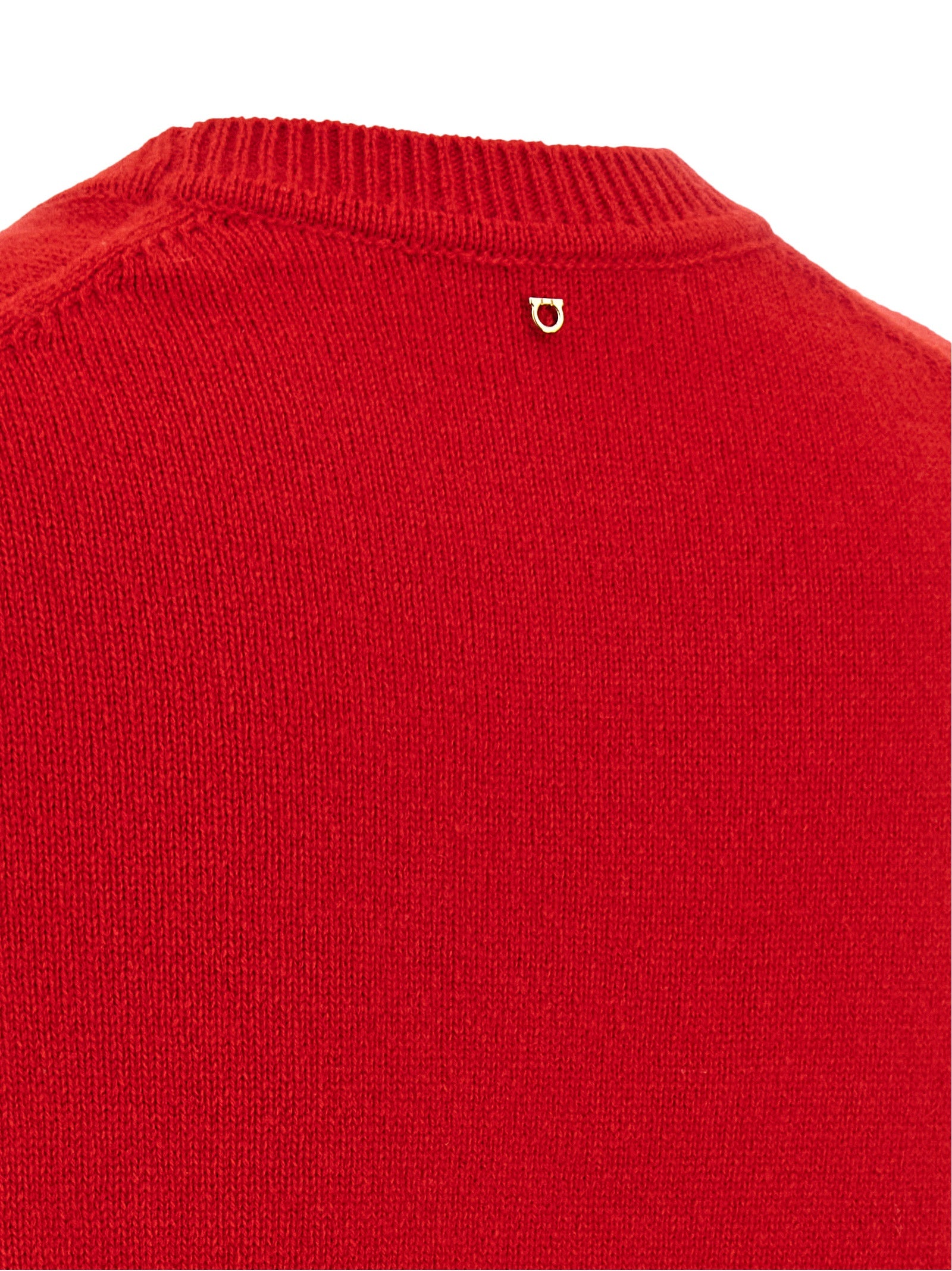 Ferragamo Red Cashmere Women's Sweater