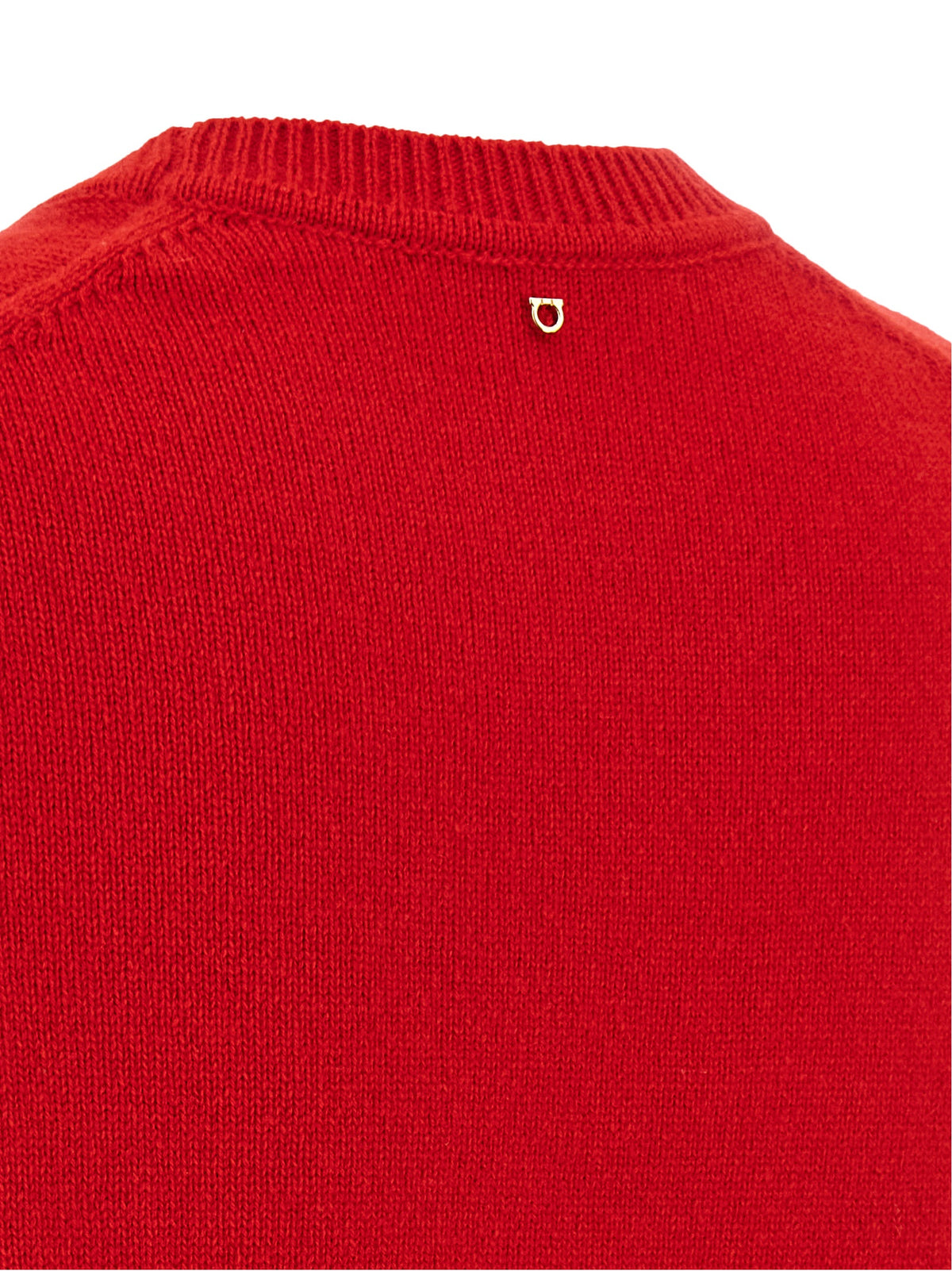Ferragamo Red Cashmere Women's Sweater