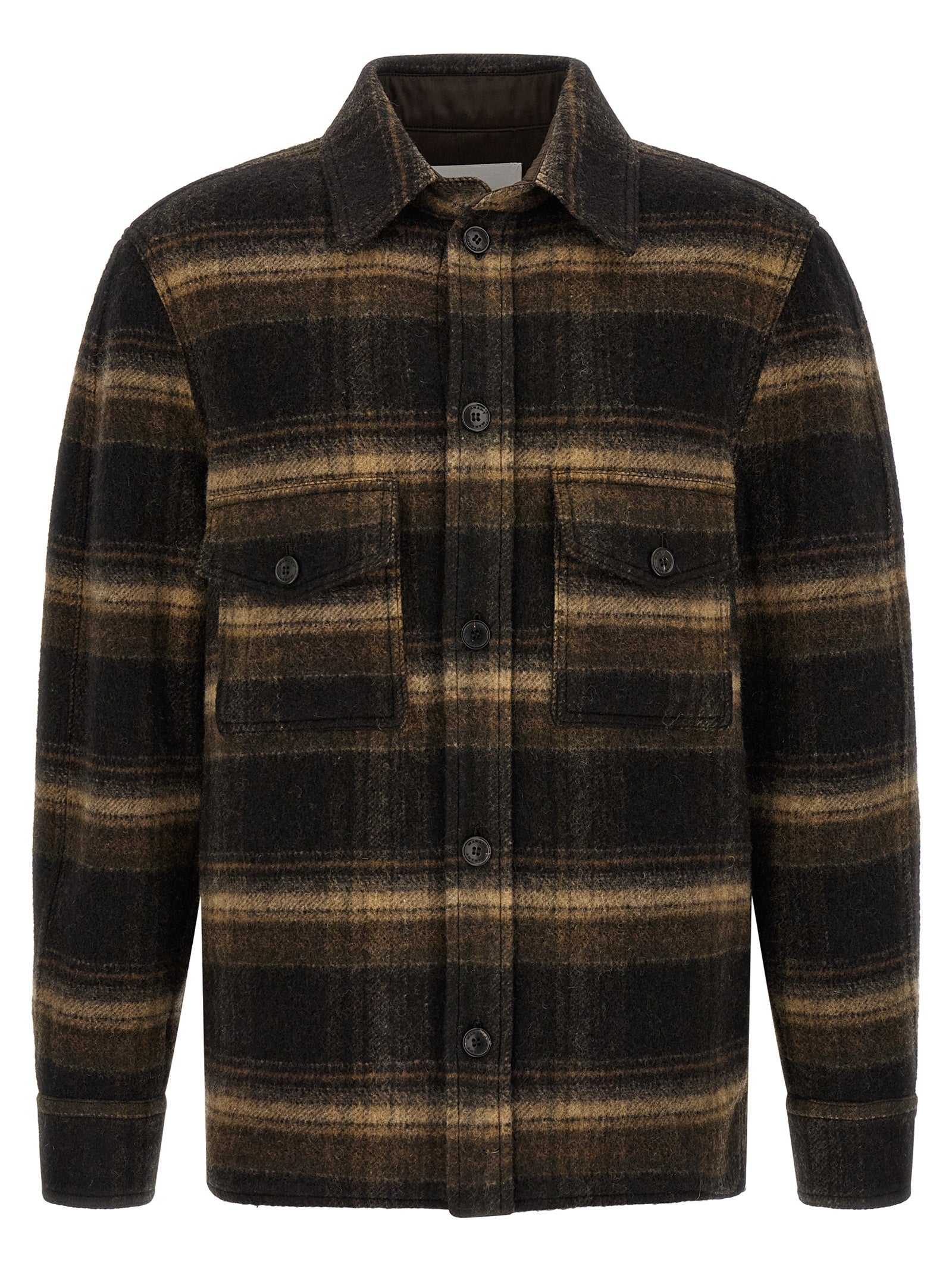 Isabel Marant Brown Wool Full-Length Men's Jacket