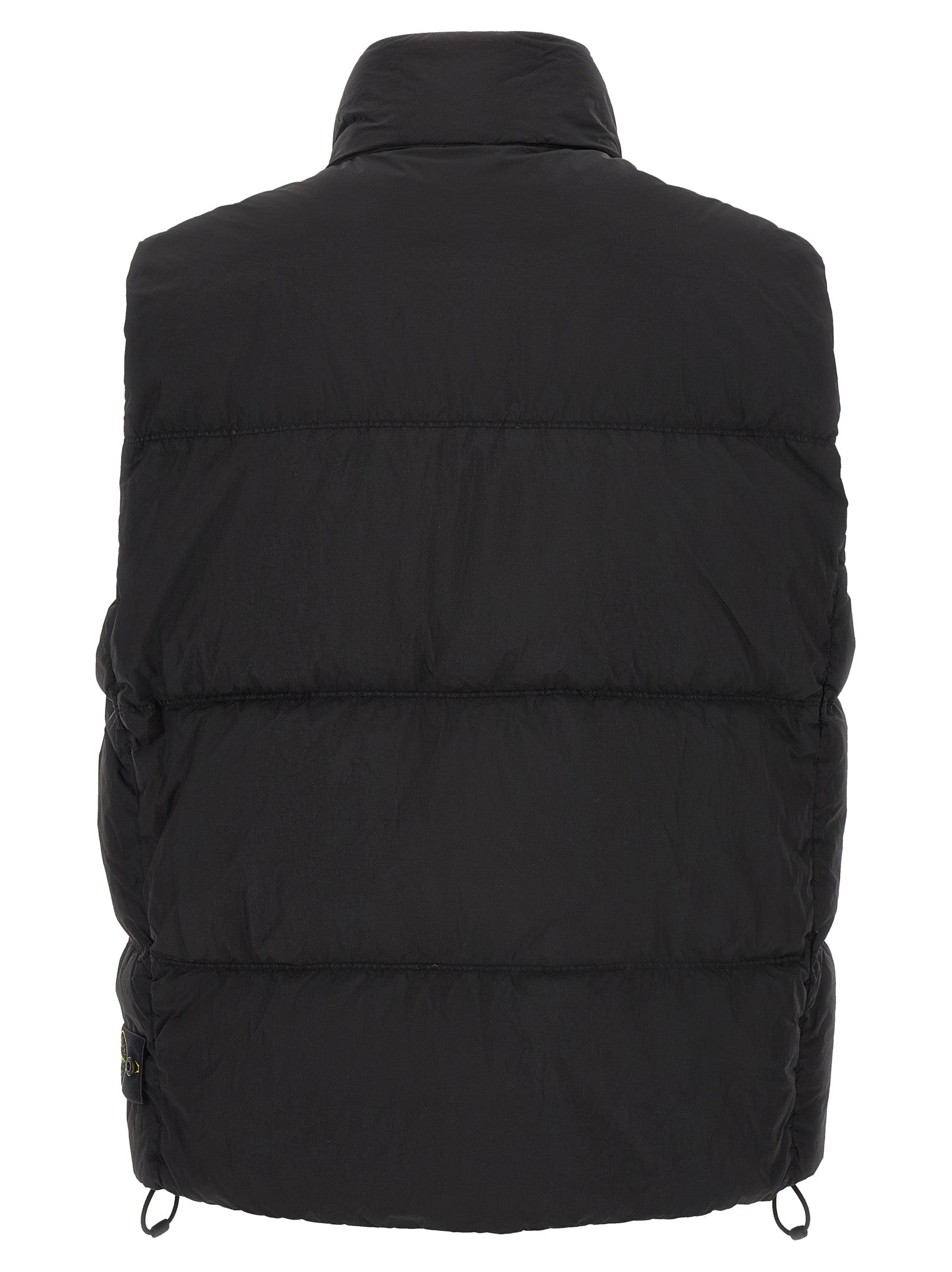 Stone Island Black Polyamide Sleeveless Men's Jacket