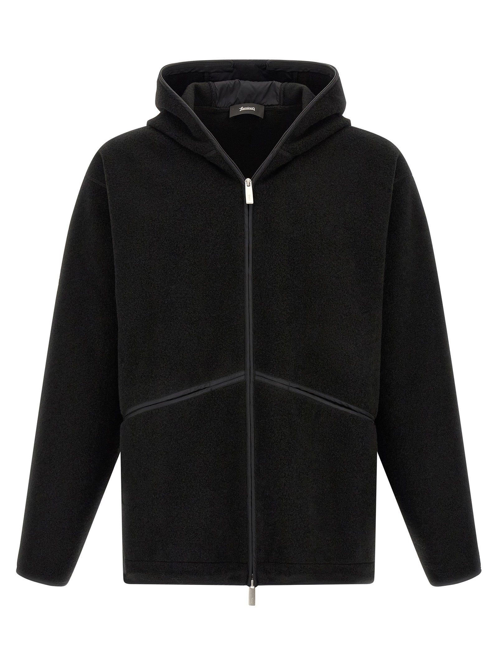 LAMINAR Black Polyester Shell Men's Jacket