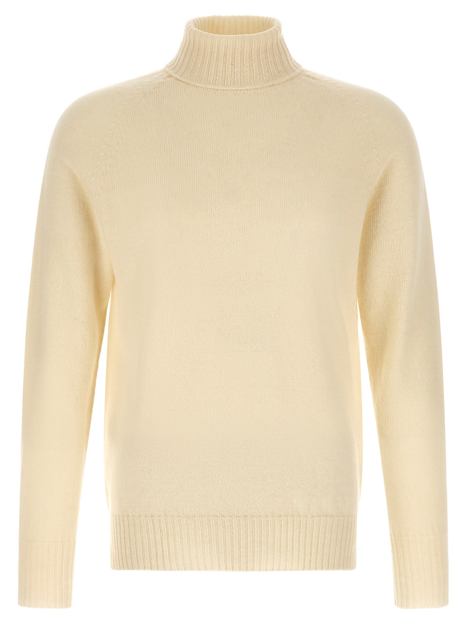 MA'RY'YA White Cashmere Men's Cardigan