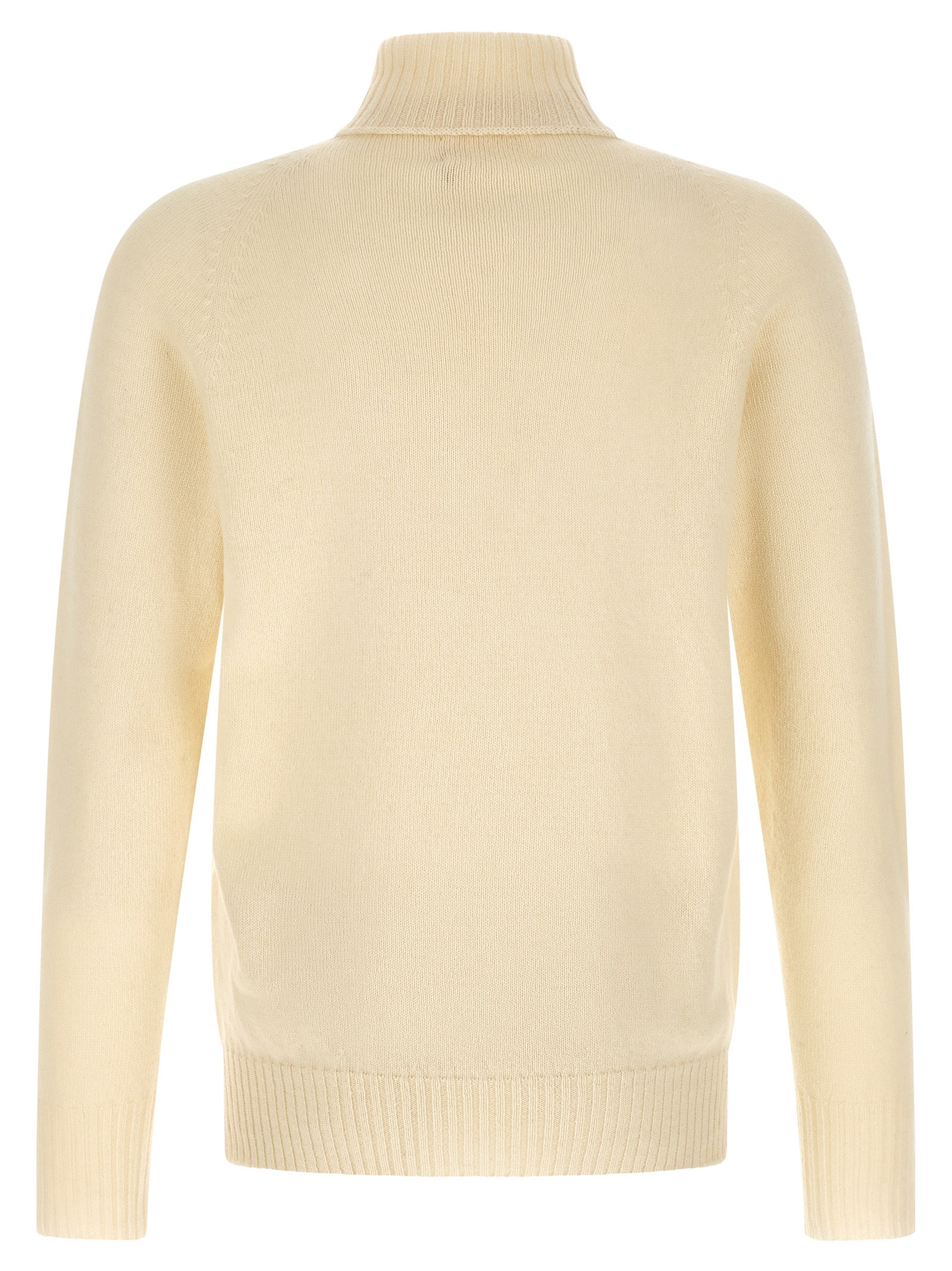 MA'RY'YA White Cashmere Men's Cardigan