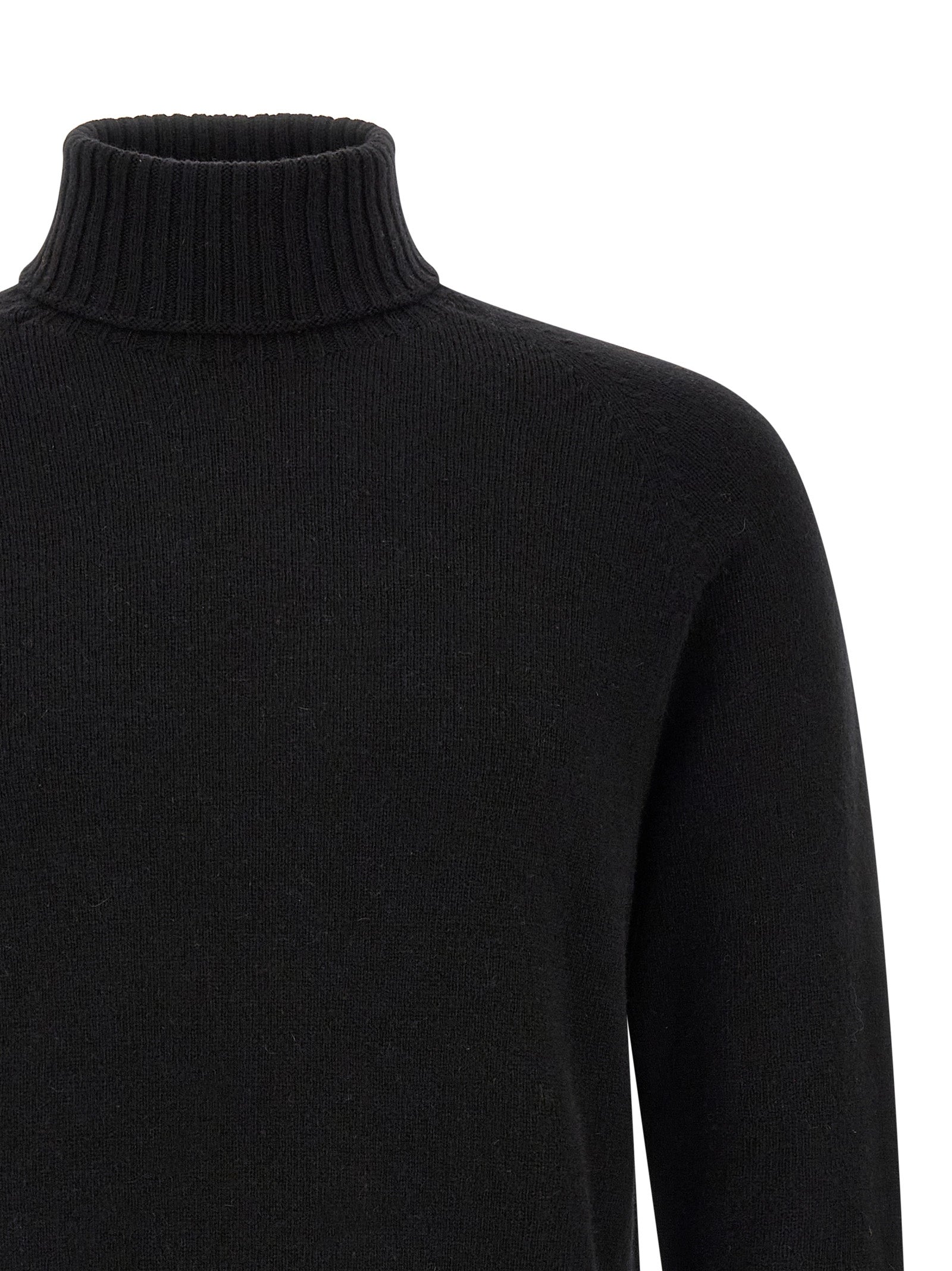 MA'RY'YA Black Cashmere Men's Cardigan