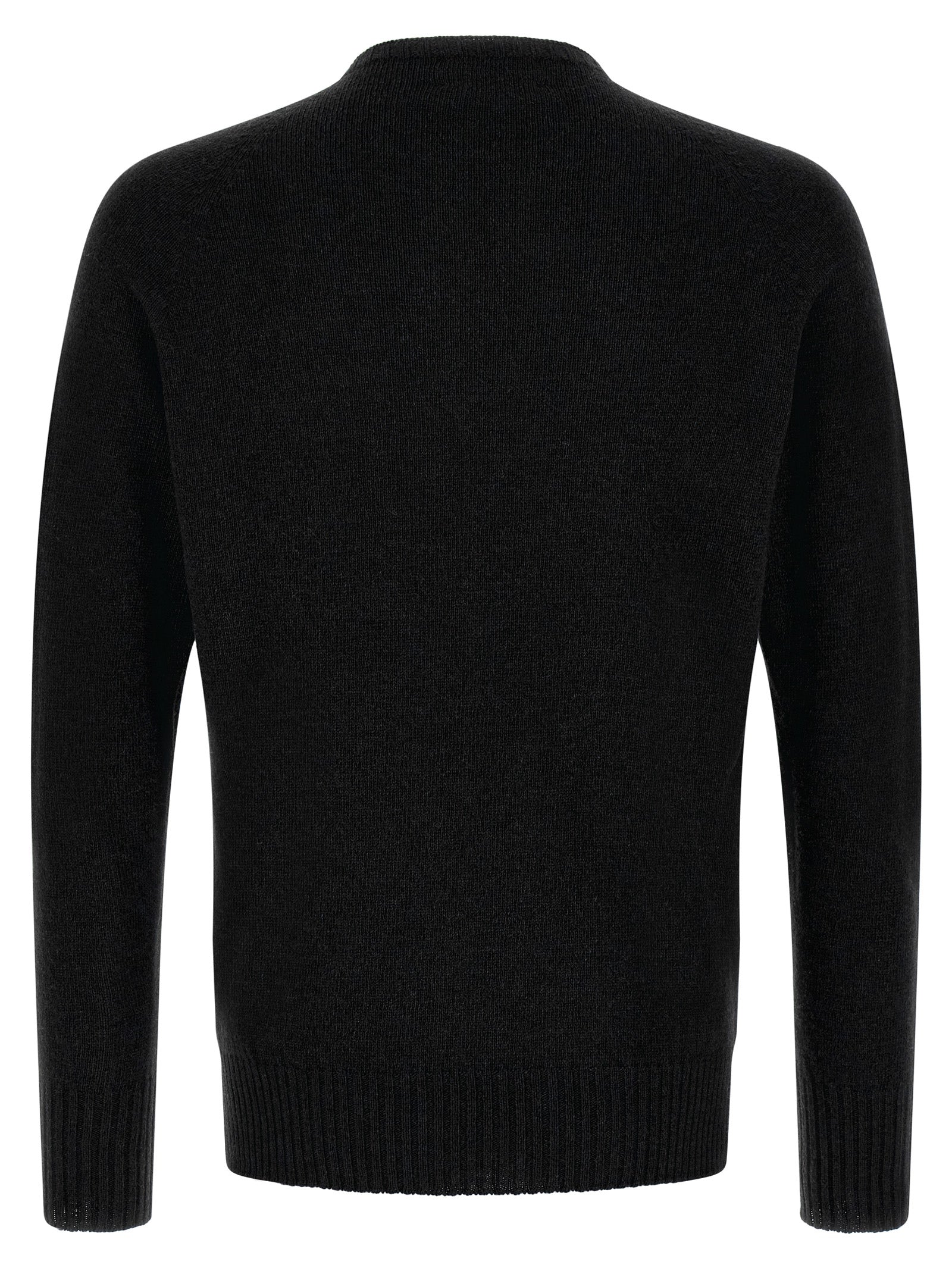 MA'RY'YA Black Cashmere Men's Cardigan