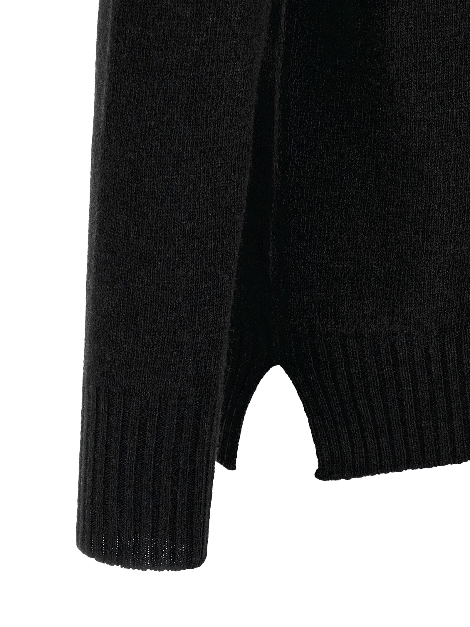 MA'RY'YA Black Cashmere Men's Cardigan