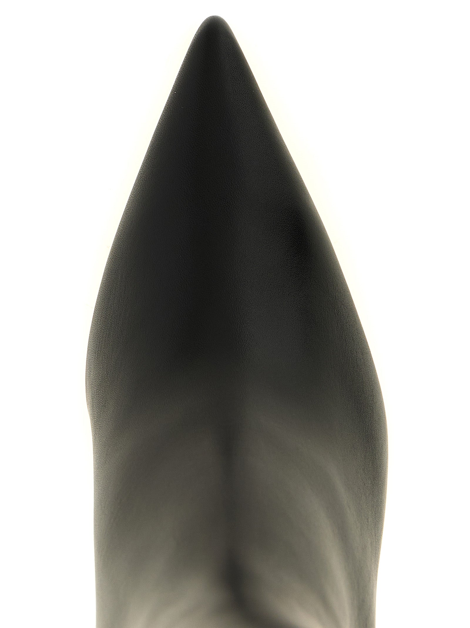 Christian Louboutin Black Calfskin Over The Women's Knee