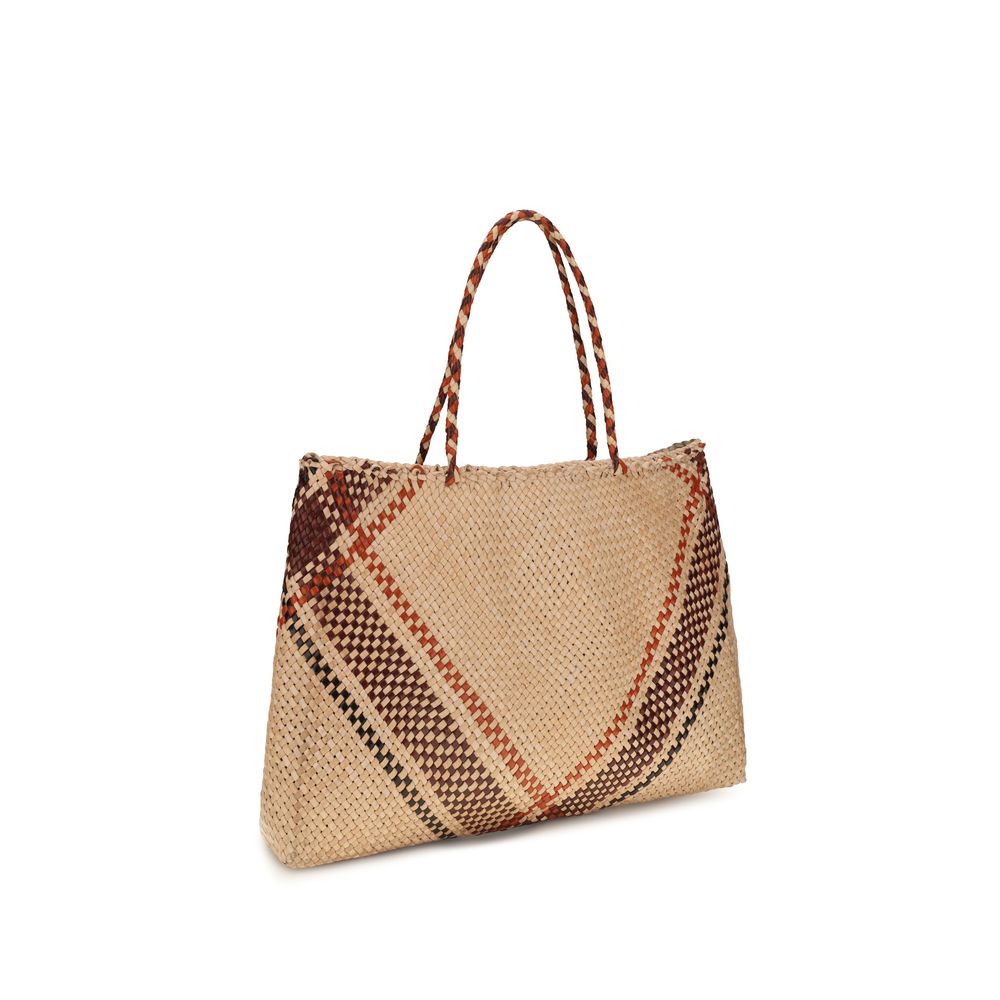 Dragon Diffusion Beige Goatskin Women's Handbag