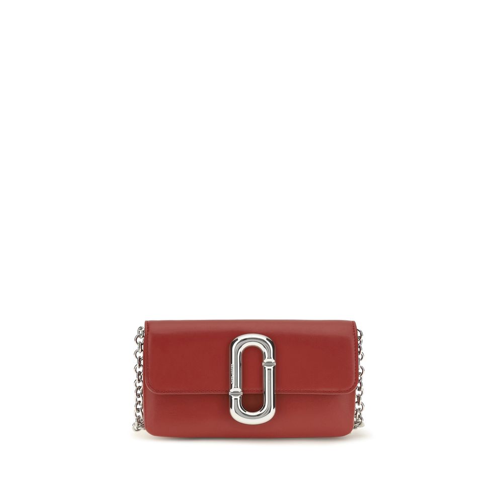 Marc Jacobs Red Calf Leather Bos Taurus Shoulder Women's Bag