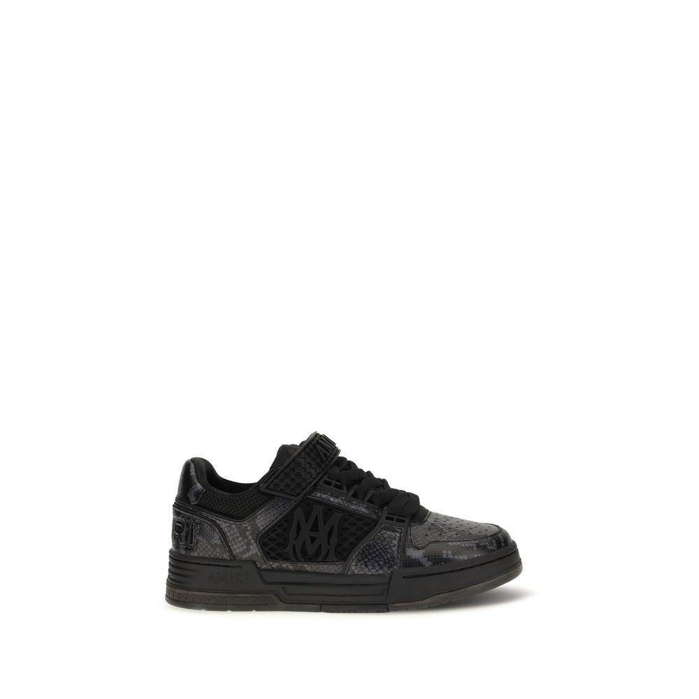 Amiri Black Calf Leather Bos Taurus Athletic Men's Sneakers