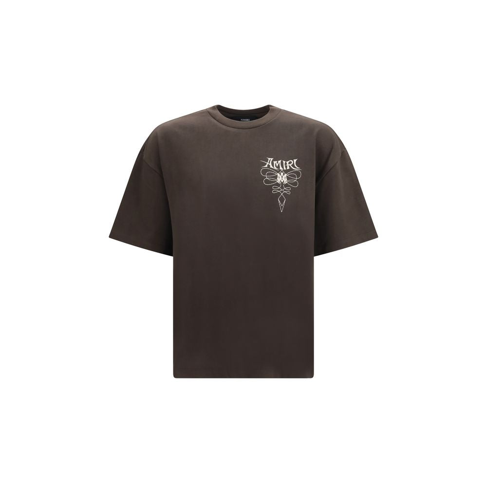 Amiri Brown Cotton Men's T-Shirt