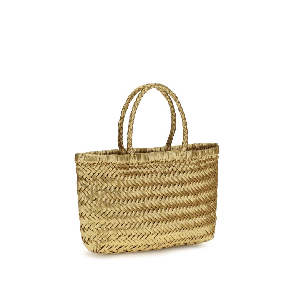 Dragon Diffusion Gold Calf Leather Bos Taurus Women's Handbag