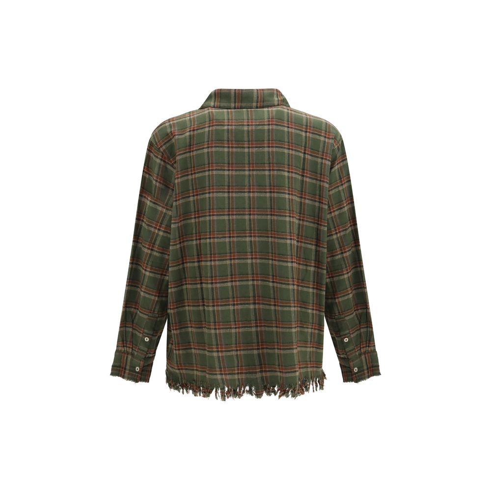 FOUND Bicolor Cotton Pattern Men's Shirt
