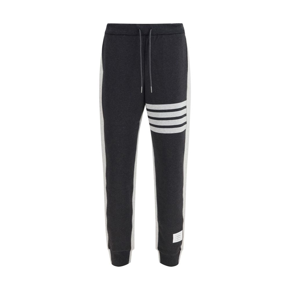 Thom Browne Gray Cotton Joggers (Workout Men's Pants)