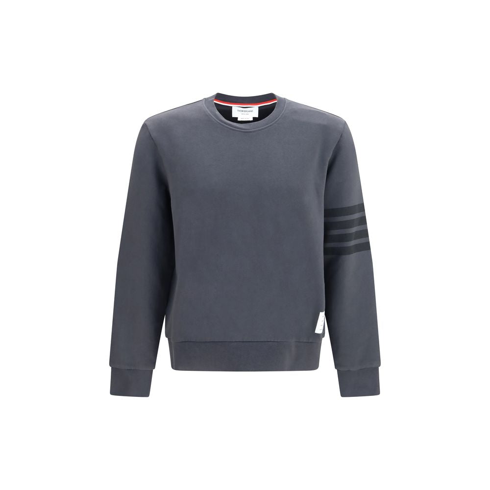 Thom Browne Gray Cotton Men's Sweatshirt