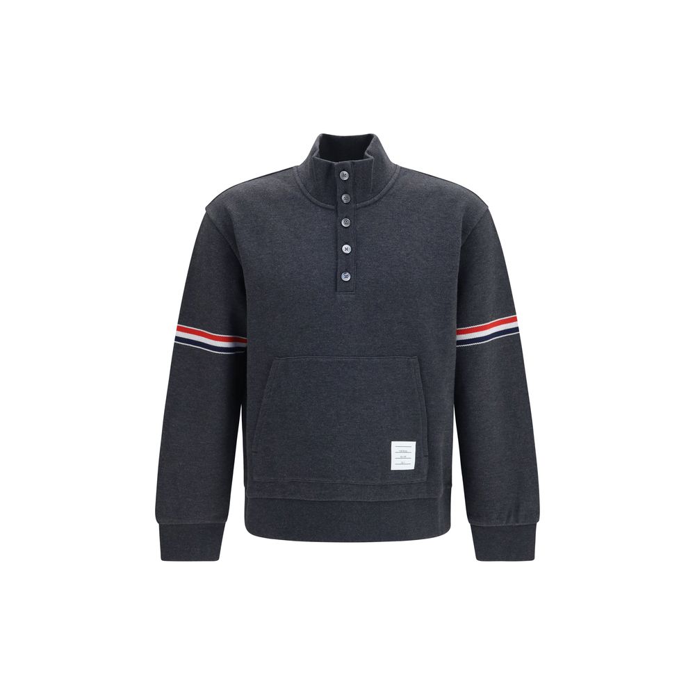 Thom Browne Gray Cotton Men's Sweatshirt