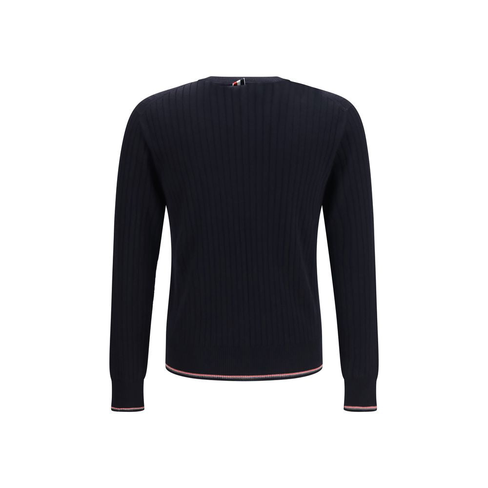 Thom Browne Blue Wool Oves Aries Men's Sweatshirt
