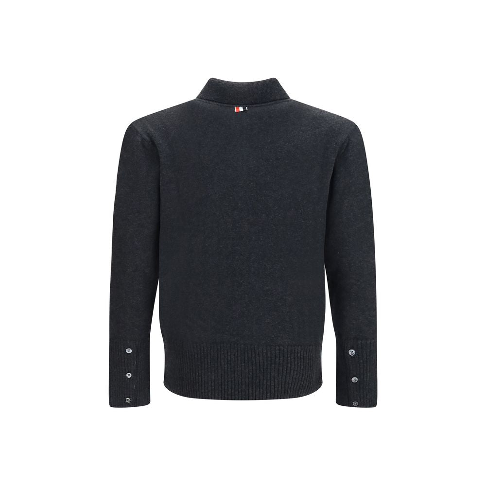 Thom Browne Gray Wool Oves Aries Men's Sweatshirt