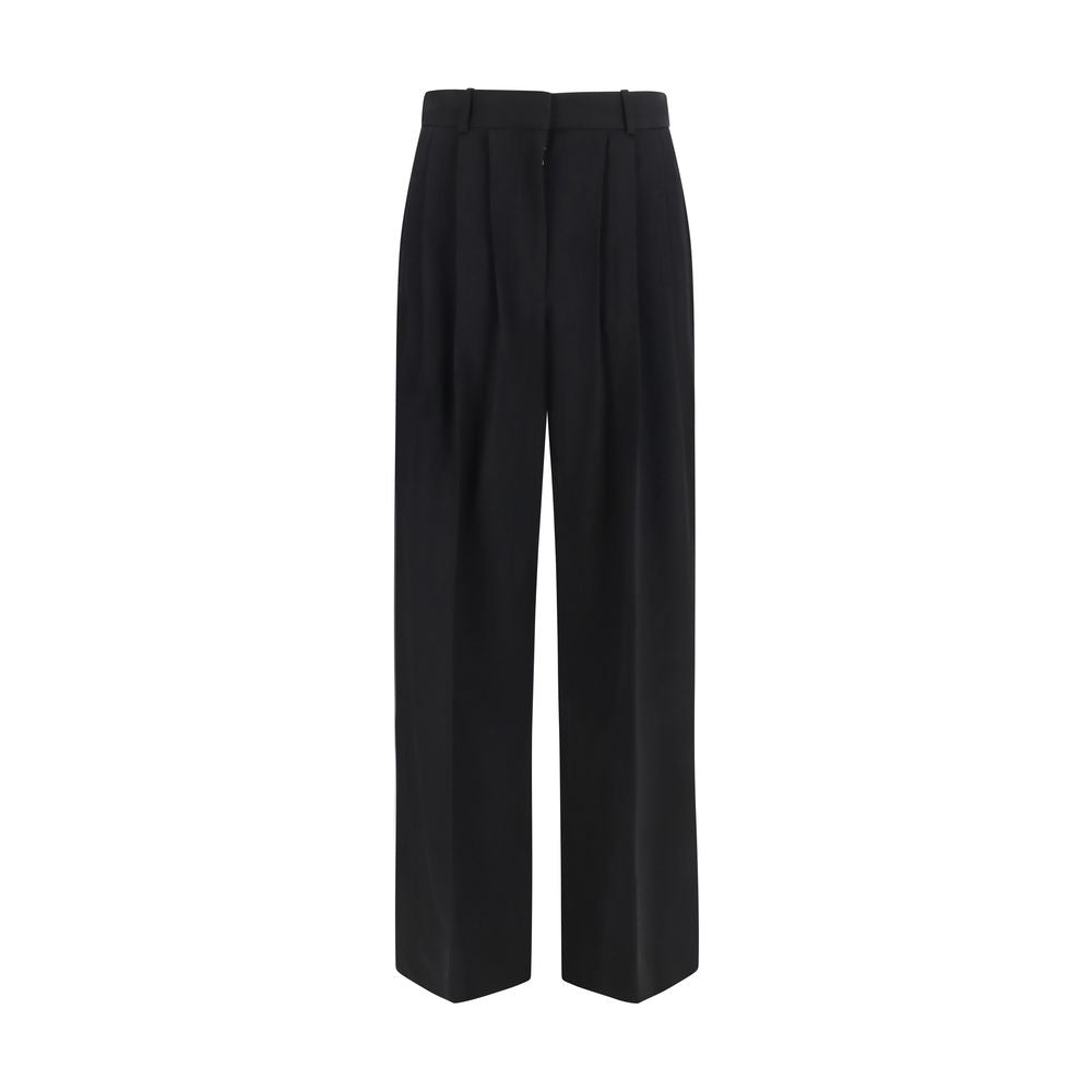 The Row Black Wool Oves Aries Dress Women's Pants