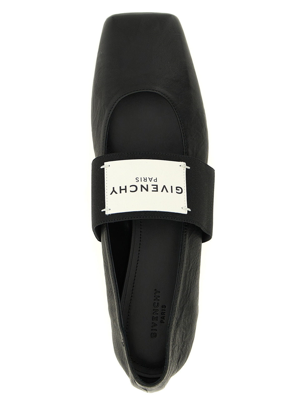Givenchy Black Lamb Leather Ballet Women's Flats