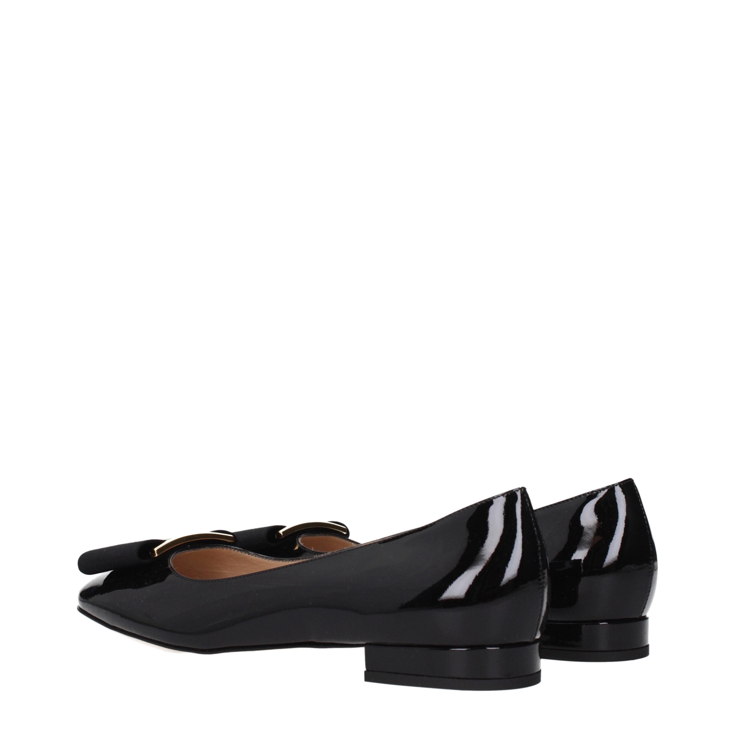 Tom Ford Black Leather Ballet Women's Flats