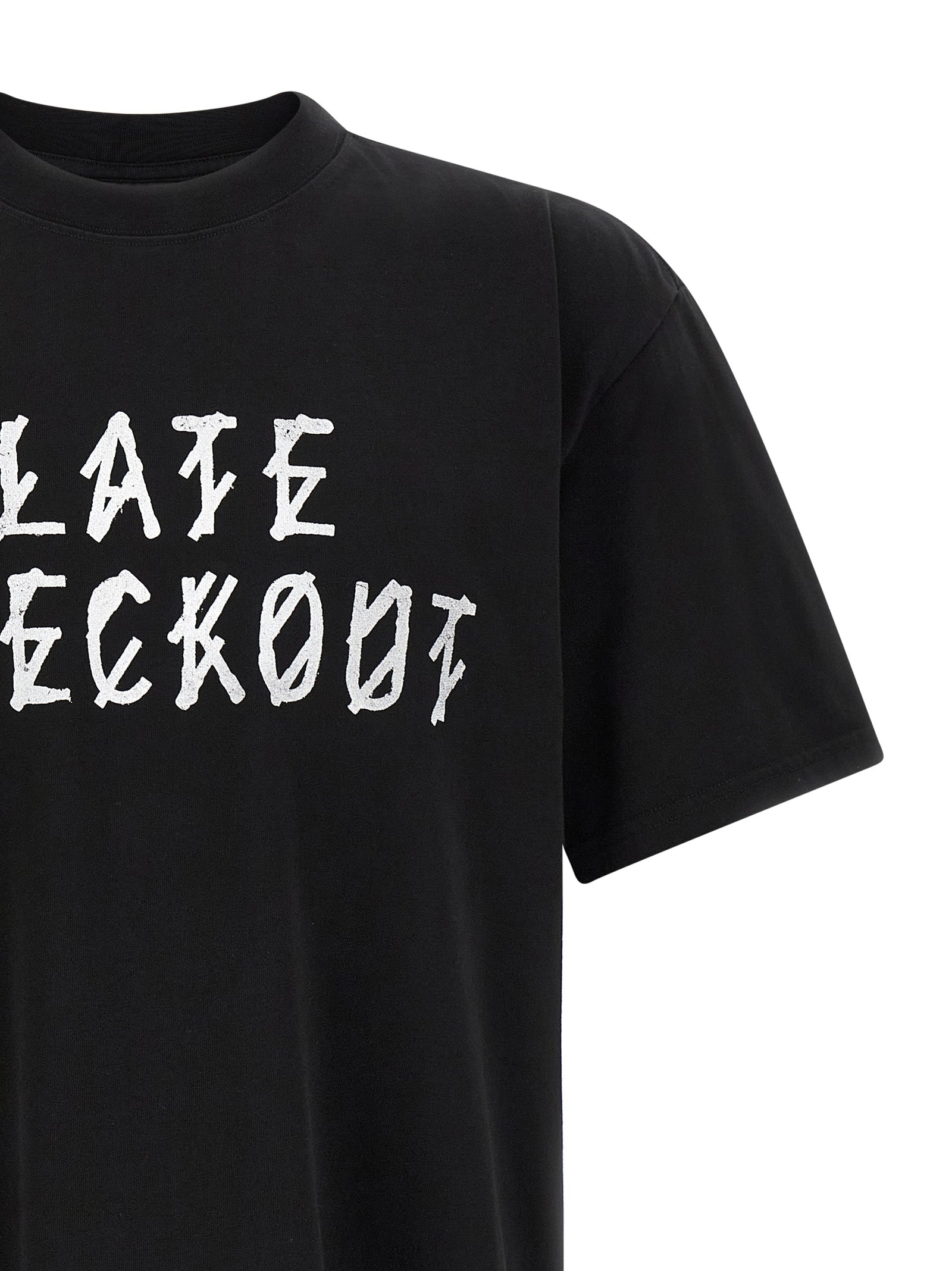 44 Label Group Black Cotton Men's T-Shirt
