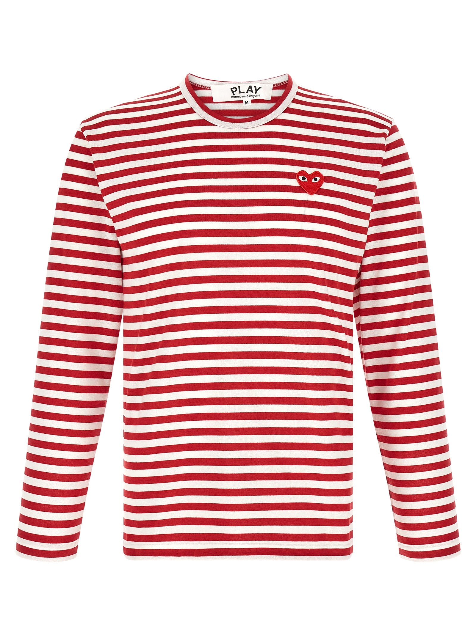 Comme Des Garçons Play White Cotton Men's T-Shirt
