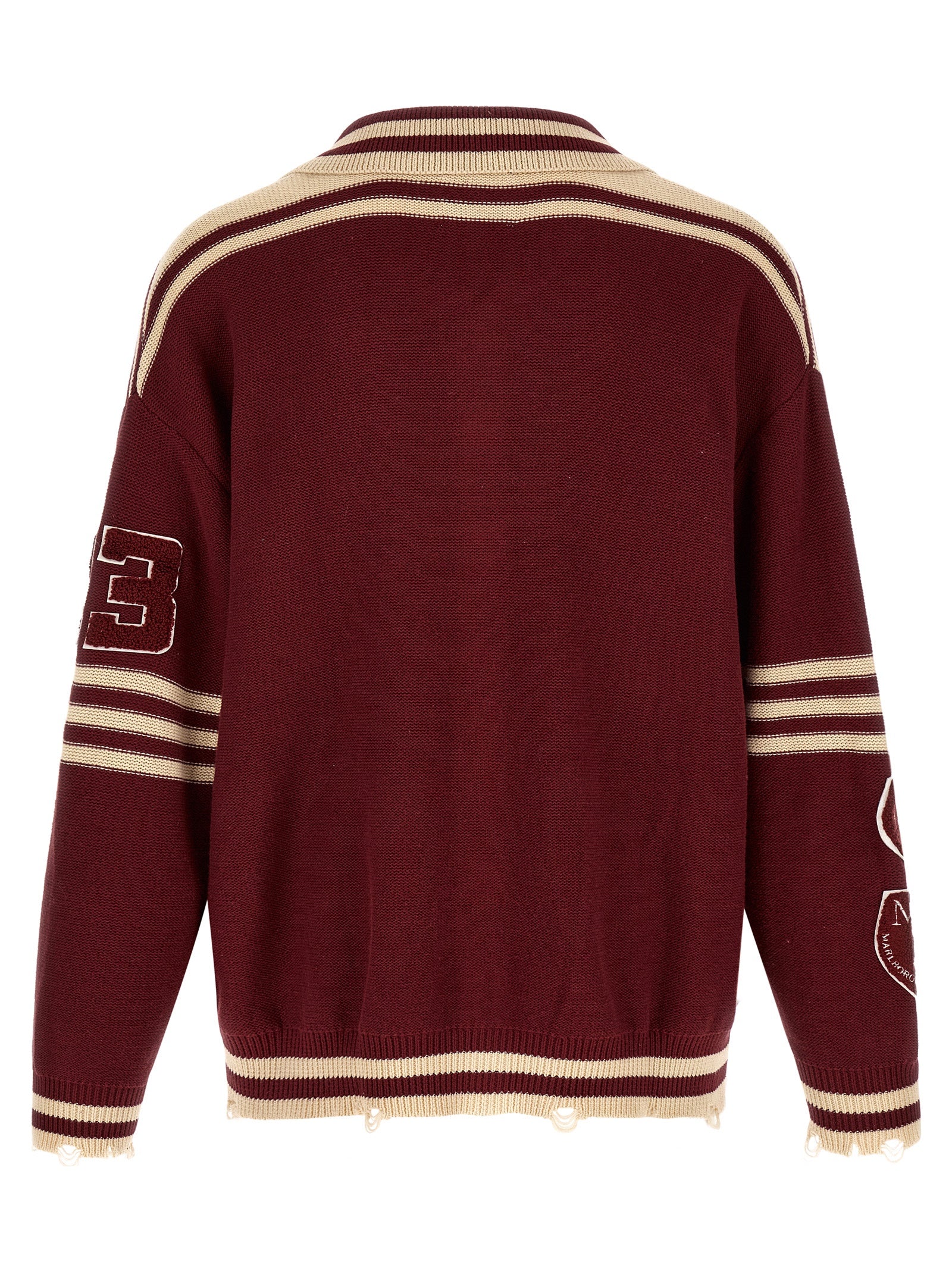 FOUND Bordeaux Cotton Men's Cardigan